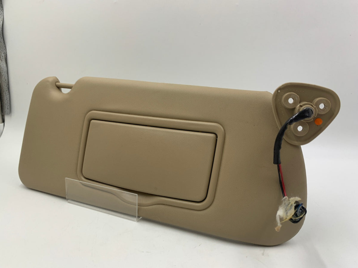2003-2007 Cadillac CTS Passenger Sun Visor Tan Illuminated OEM B03B29031