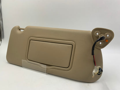 2003-2007 Cadillac CTS Passenger Sun Visor Tan Illuminated OEM B03B29031