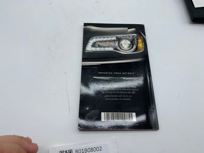 2012 Chrysler 300 Owners Manual Set with Case OEM R01B08002