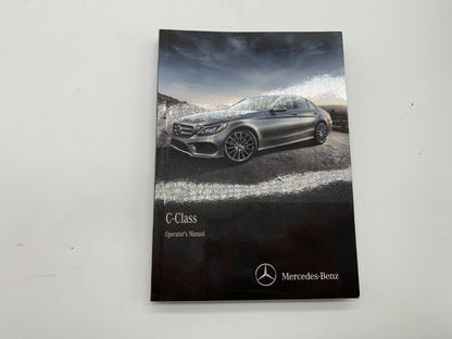 2016 Mercedes-Benz C-Class Owners Manual Set with Case OEM C04B63011