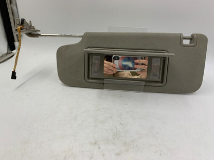 2014-2018 Cadillac ATS Driver Sun Visor Gray Illuminated OEM B01B42047