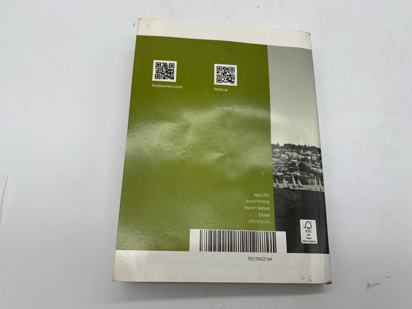 2015 Ford Escape Owners Manual Set with Case OEM C02B12037