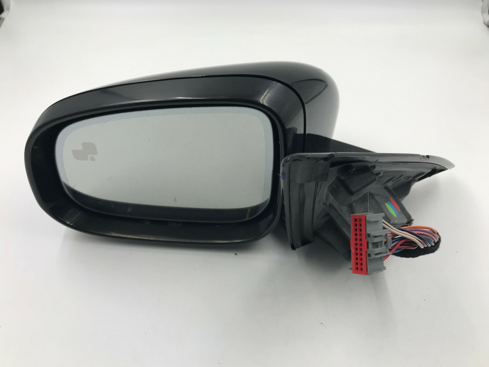 2010-2012 Jaguar XJ Driver Side View Power Door Mirror Black BSA OEM A03B09073