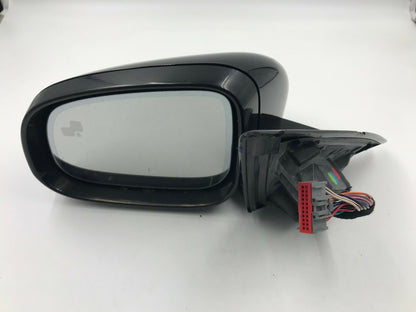 2010-2012 Jaguar XJ Driver Side View Power Door Mirror Black BSA OEM A03B09073