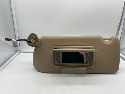 2003-2007 Cadillac CTS Driver Sun Visor Beige Illuminated OEM A01B40012