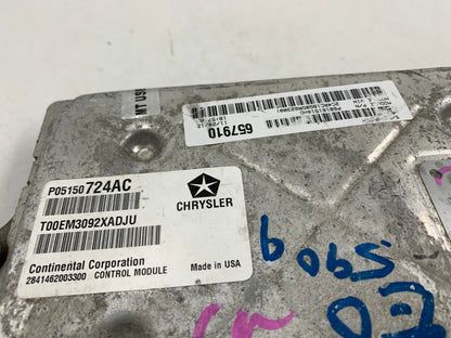 2013 Chrysler 200 Engine Control Module ECU ECM OEM B04B35005