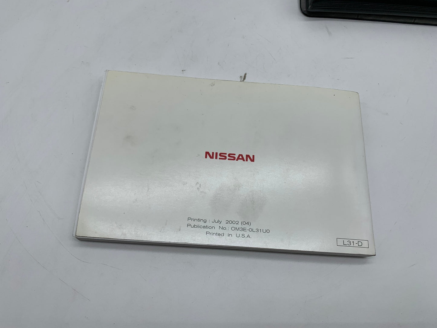2003 Nissan Altima Owners Manual Set with Case OEM R01B37028