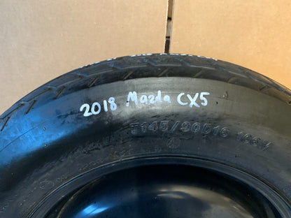 2018-2023 Mazda CX5 CX-5 16" Spare Tire Wheel Compact Donut T145/90D16