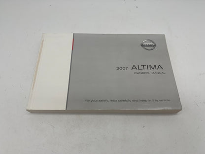 2007 Nissan Altima Owners Manual Set with Case OEM C02B17093