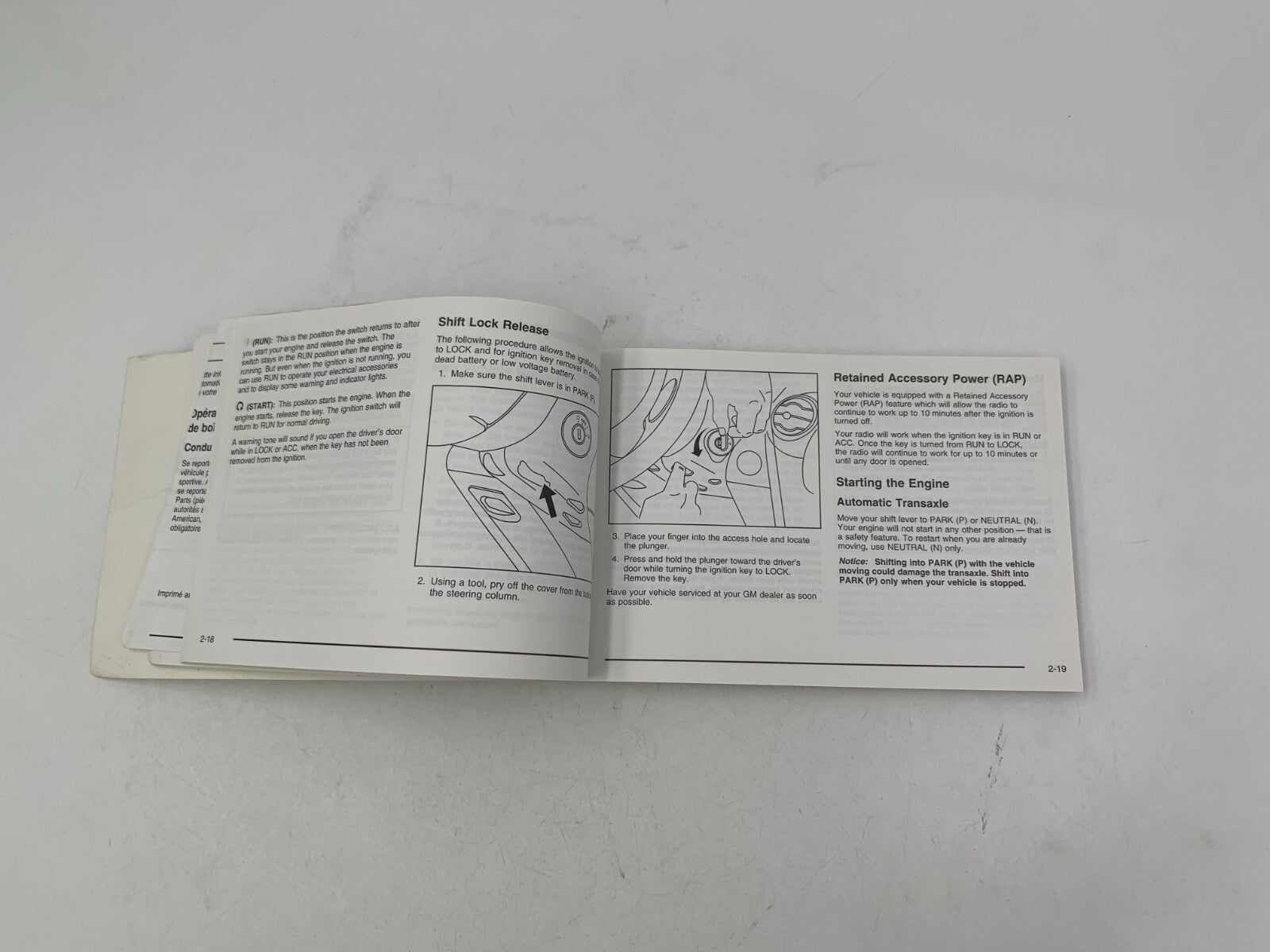 2005 Saturn Ion Owners Manual OEM A02B30013