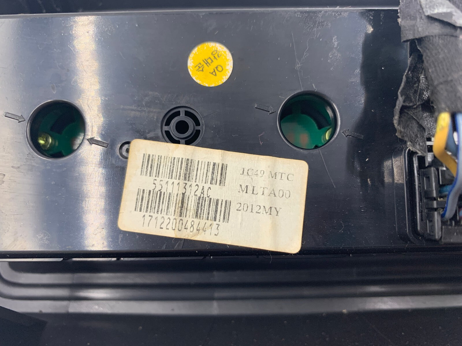 2012-2020 Dodge Caravan Climate Control Rear Roof AC Heater OEM A01B29003