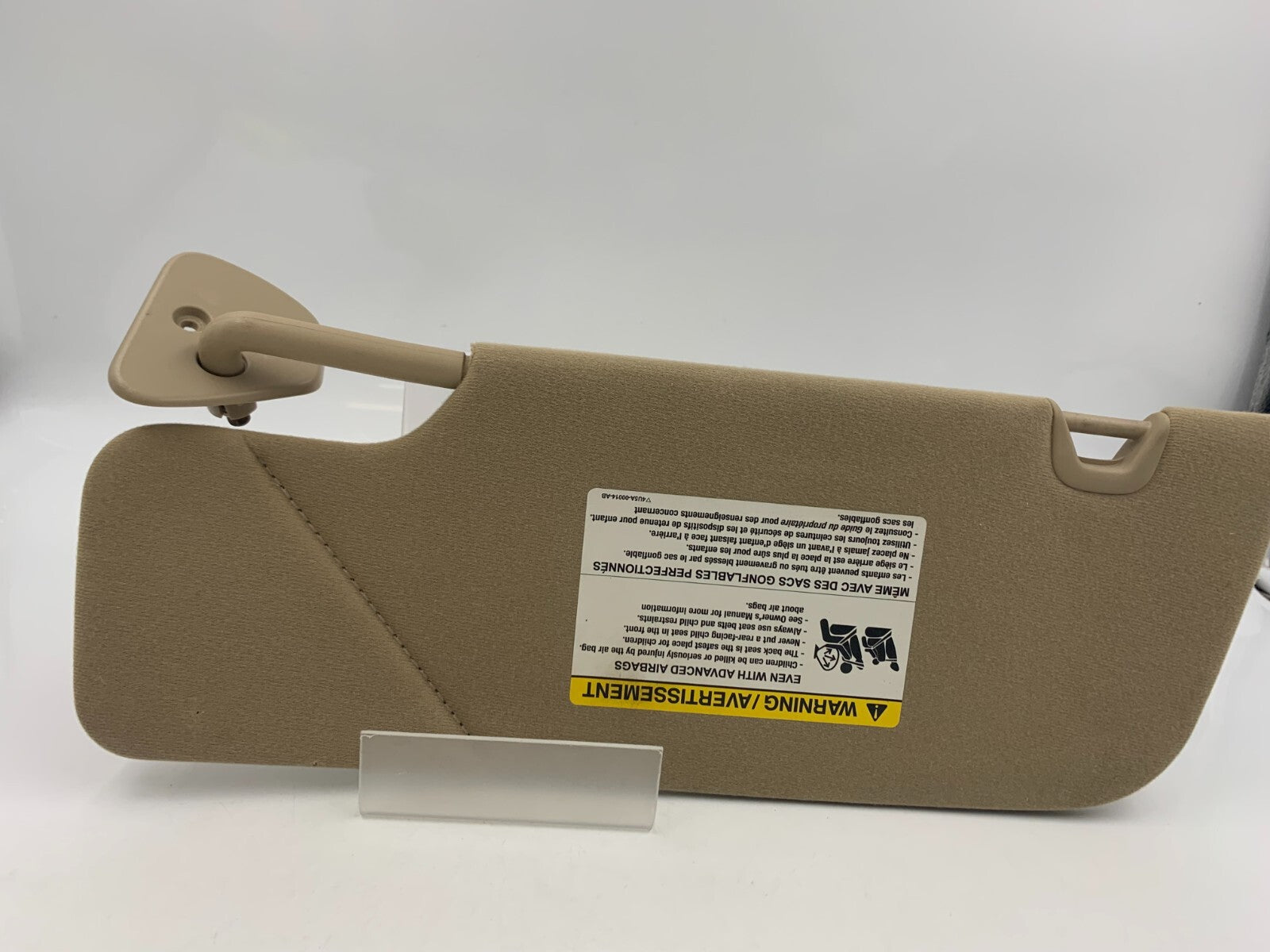 2005-2009 Ford Mustang Passenger Sun Visor Beige OEM A03B16024
