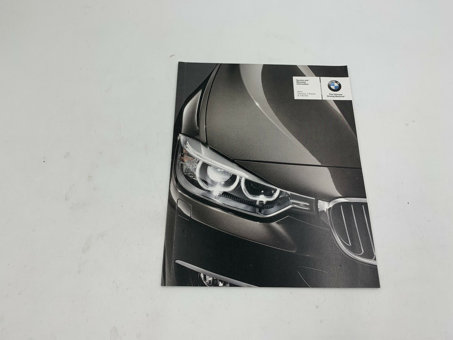 2014 BMW 3 Series Owners Manual Set with Case OEM A01B19004