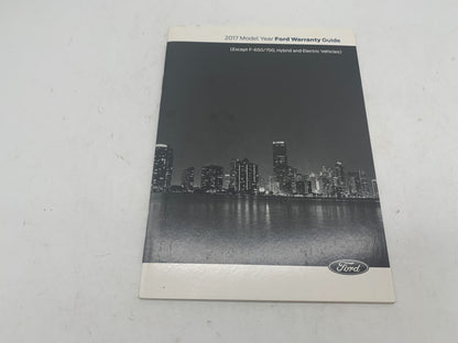 2017 Ford Taurus Owners Manual Set with Case OEM A01B12010