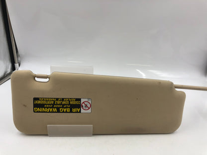2010-2011 Lexus ES350 Driver Sun Visor Tan Illumination OEM B04B40086