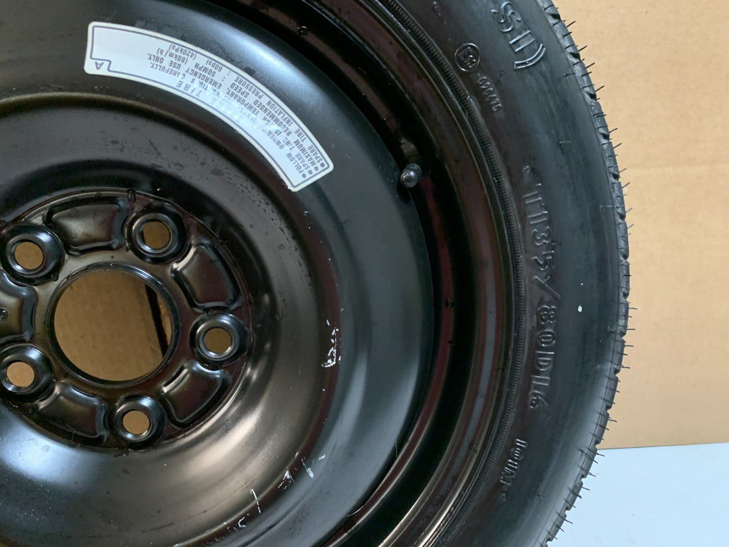 2005-2010 Honda Odyssey 16" Spare Tire Wheel Compact Donut T135/80D16
