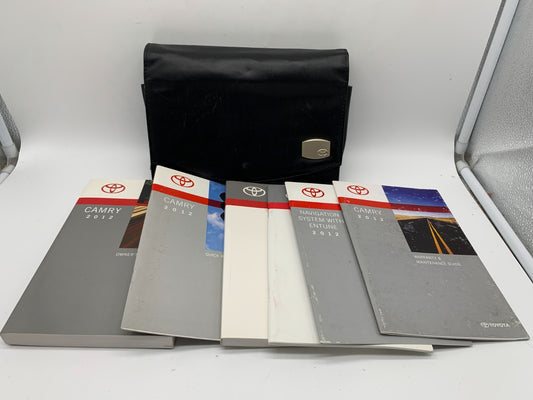 2012 Toyota Camry Owners Manual Set with Case OEM C02B29026