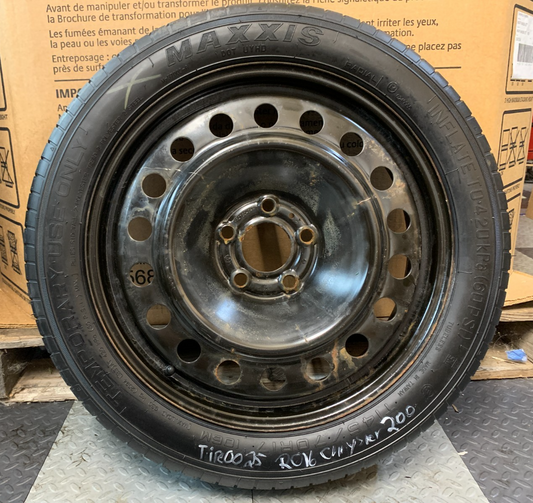 2015-2017 Chrysler 200 17" Emergency Spare Tire Compact Donut T145/70R17