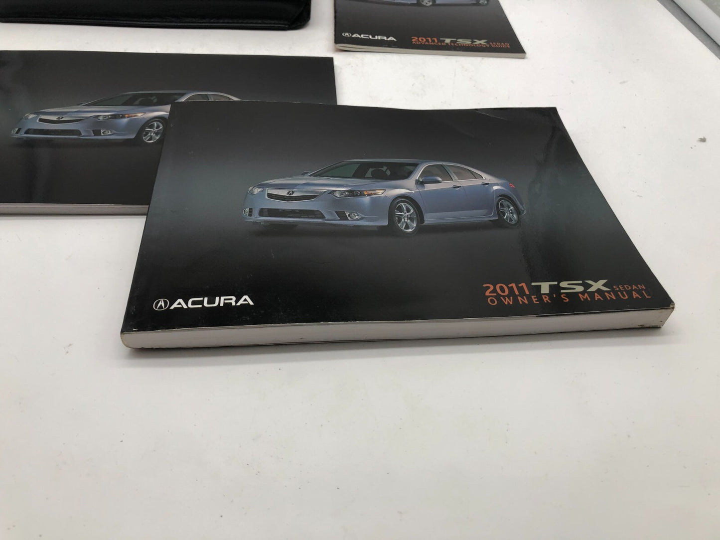 2011 Acura TSX Owners Manual Set with Case OEM A01B10003