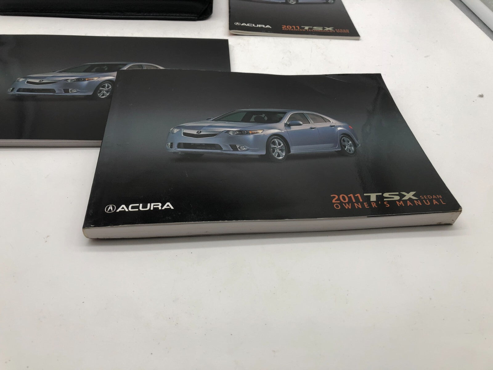2011 Acura TSX Owners Manual Set with Case OEM A01B10003