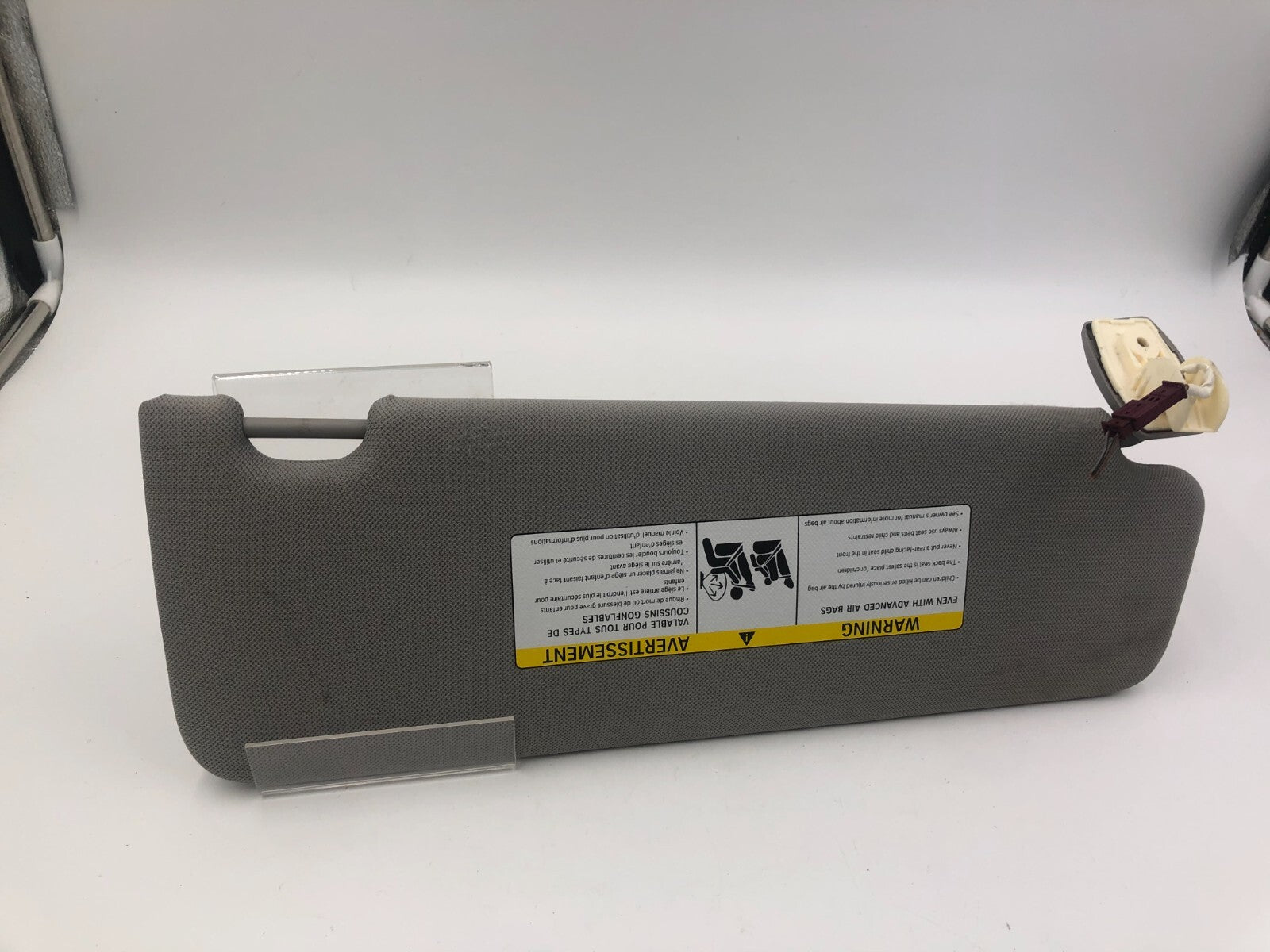 2010-2017 BMW 535i GT Driver Sun Visor Gray Illuminated OEM C03B69024