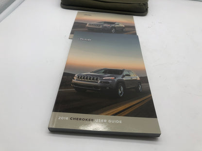 2016 Jeep Cherokee Owners Manual Set with Case OEM A03B35057