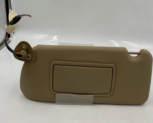 2003-2007 Cadillac CTS Driver Sun Visor Tan Illuminated OEM A01B29062