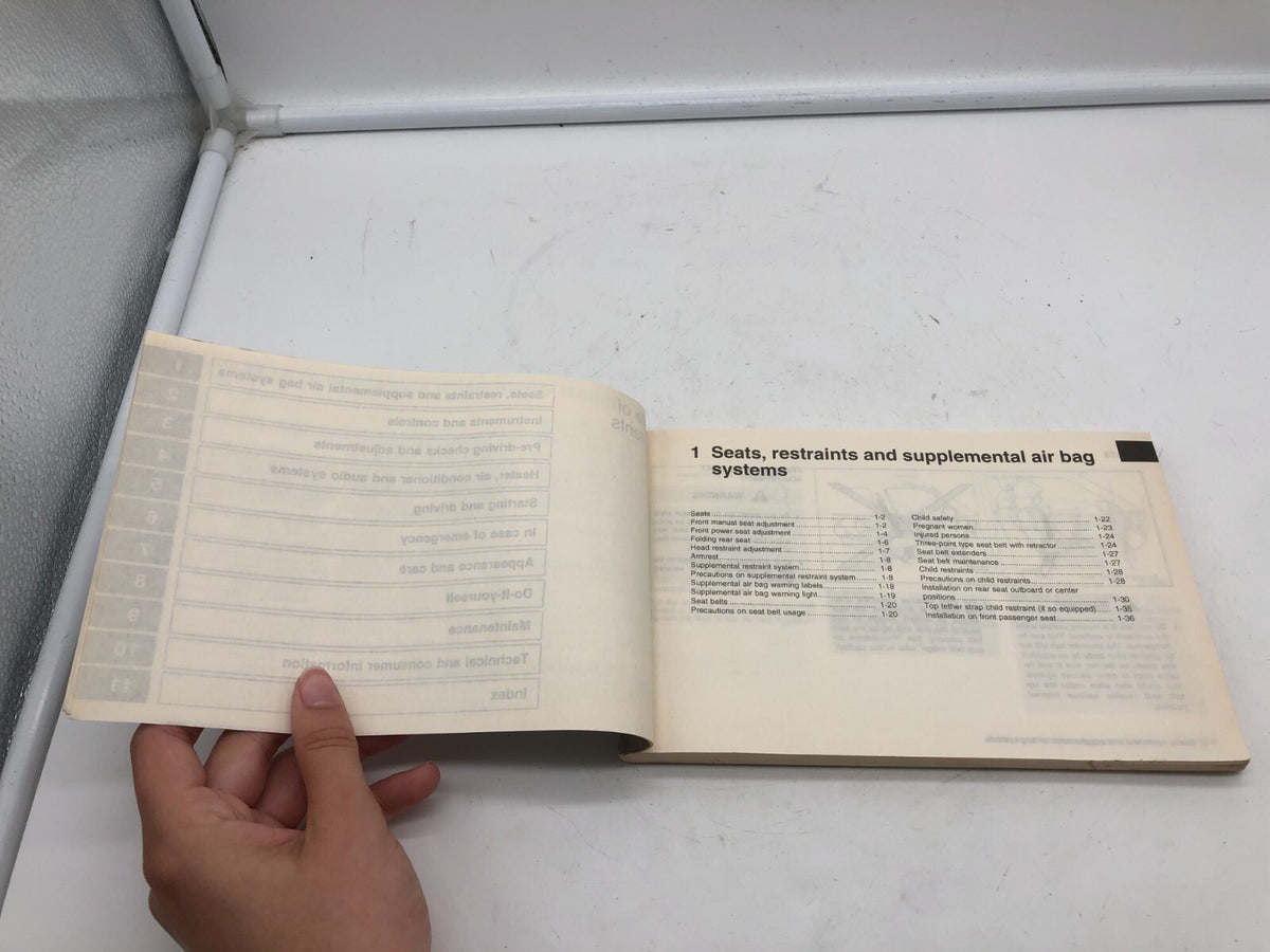 2000 Nissan Maxima Owners Manual OEM B03B17013