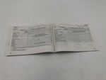 1997 Mazda 626 Owners Manual Handbook OEM K01B31007