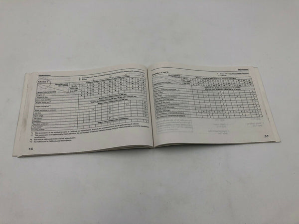 1997 Mazda 626 Owners Manual Handbook OEM K01B31007