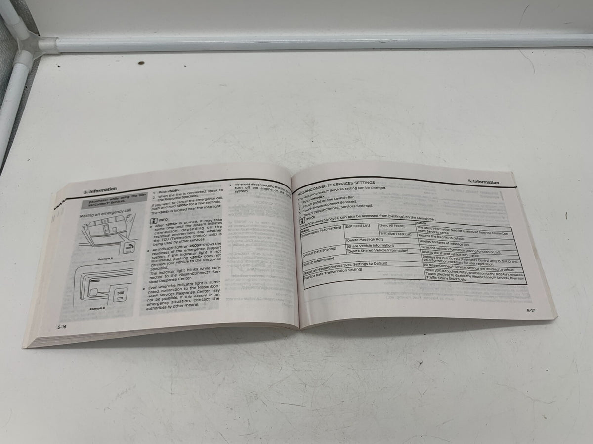 2019 NissanConnect Connect Owners Manual OEM B02B39007