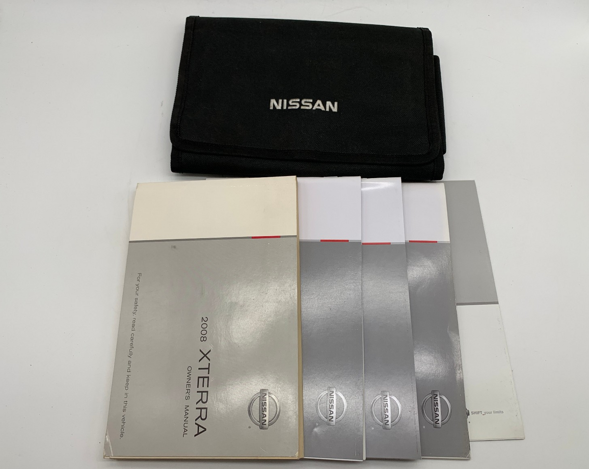 2008 Nissan XTerra X Terra Owners Manual Set OEM R01B33011