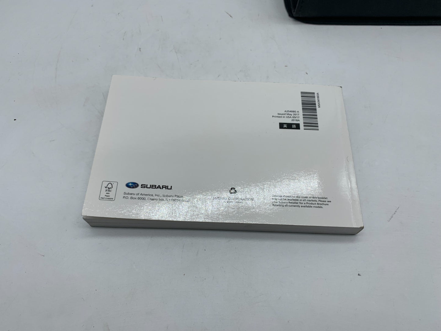 2018 Subaru Legacy Outback Owners Manual Set with Case OEM D03B67010