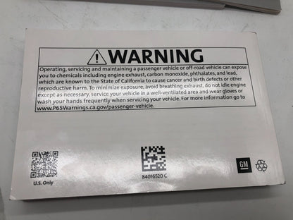 2018 Chevrolet Silverado Owners Manual Set OEM D03B61007