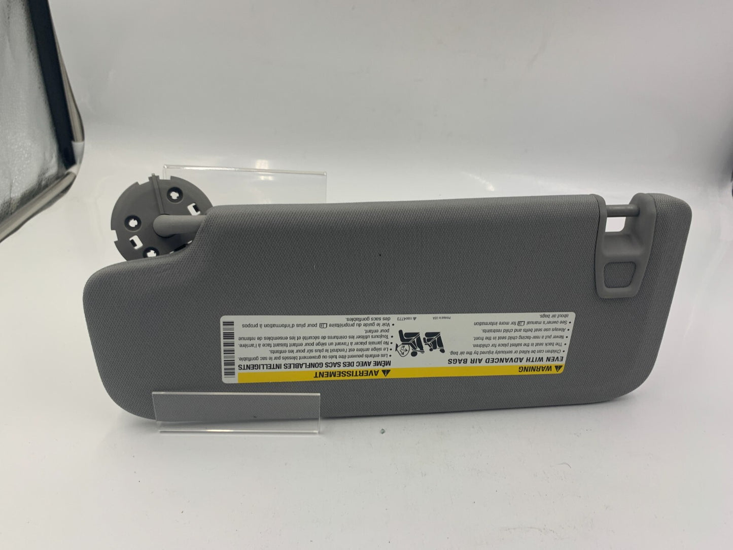 2016-2021 Chevrolet Malibu Passenger Sun Visor Gray OEM C01B37064