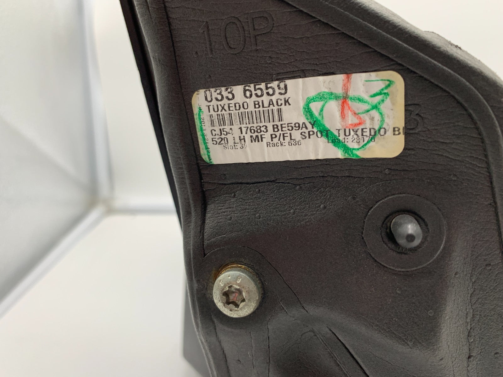 2013-2016 Ford Escape Driver Side View Power Door Mirror Black OEM C01B47003