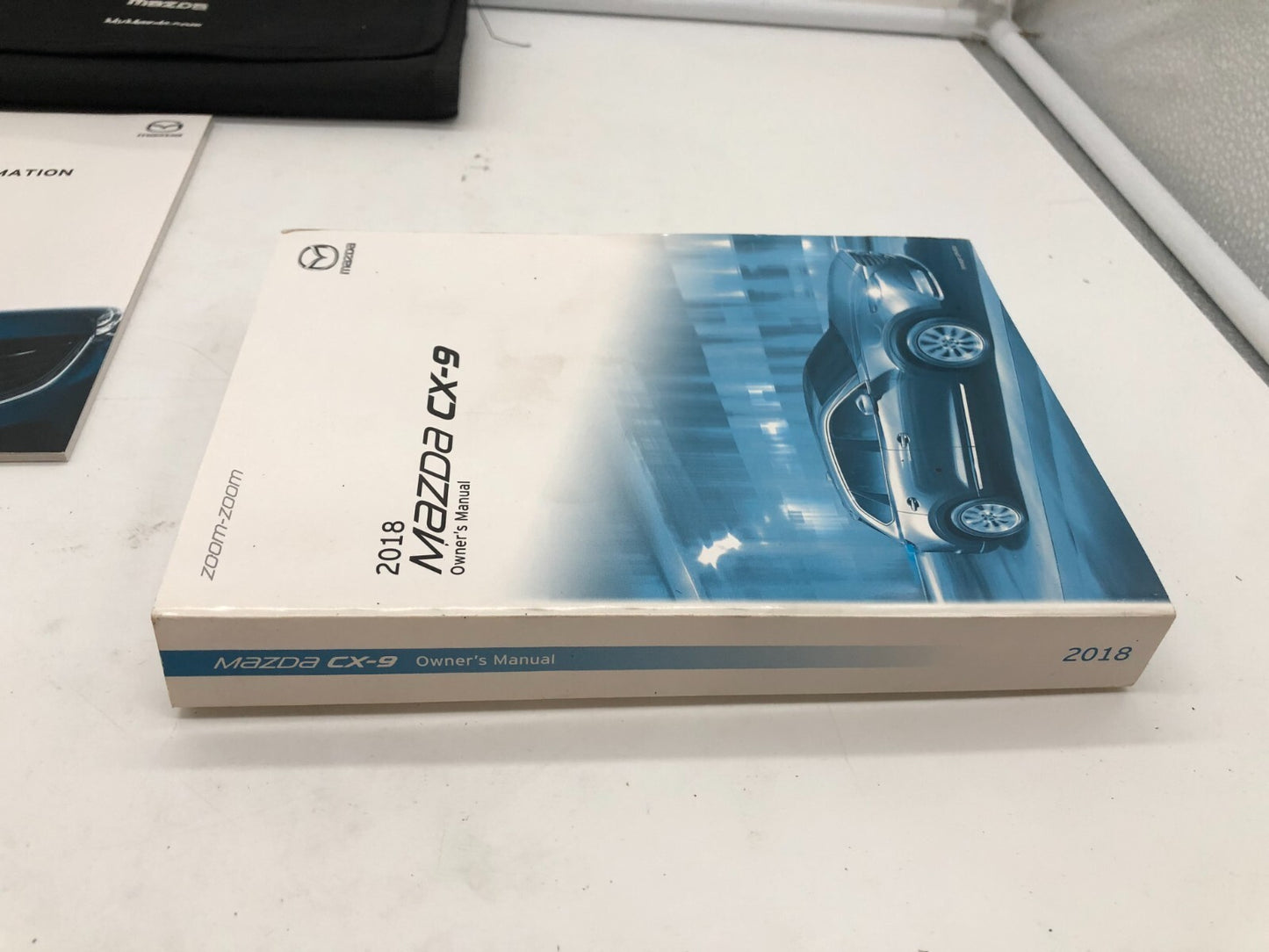 2018 Mazda CX-9 CX9 Owners Manual Set with Case OEM C02B40010