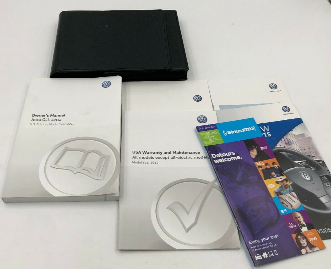 2017 Volkswagen Jetta GLI Owners Manual Set with Case OEM D04B25087