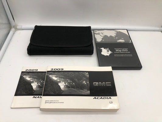 2009 GMC Acadia Owners Manual Set with Case OEM B01B03055