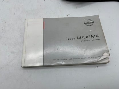 2014 Nissan Maxima Owners Manual Set with Case OEM R01B33019