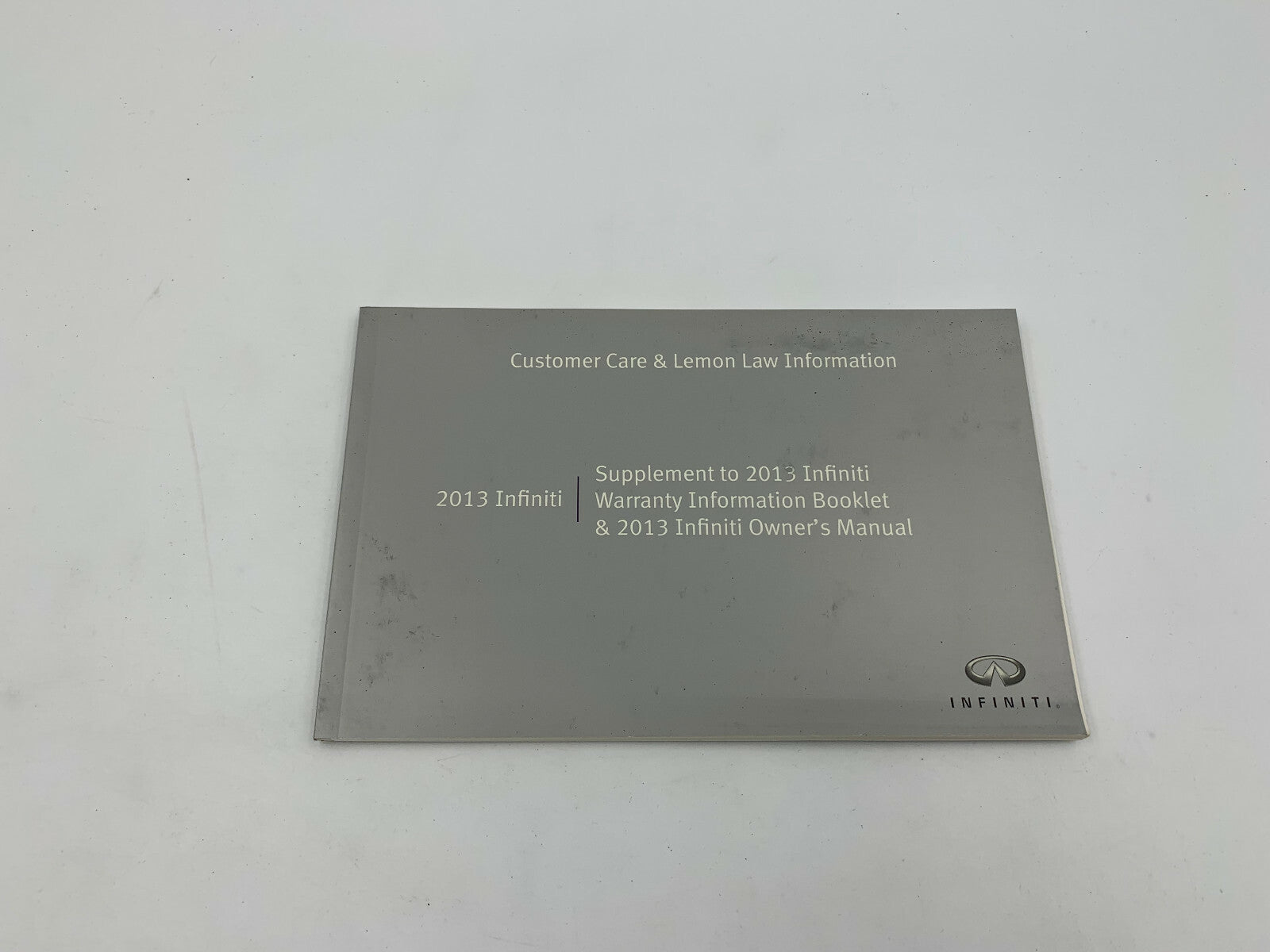 2013 Infiniti QX Owners Manual Set with Case OEM B04B14022