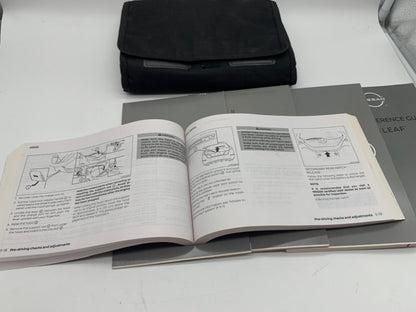 2021 Nissan Leaf Owners Manual Set with Case OEM D01B12059