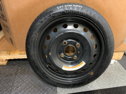 2007-2012 Nissan Sentra 15" Spare Tire Wheel Compact Donut 4 Lugs T125/70D15