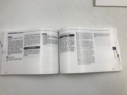 2018 Hyundai Sonata Owners Manual Set with Case OEM B01B13031