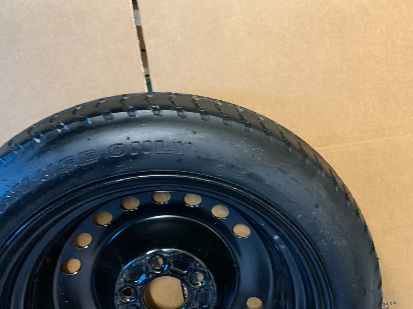 2015-2025 Hyundai Sonata 16" Spare Tire Wheel Compact Donut T125/80D16 Hankook