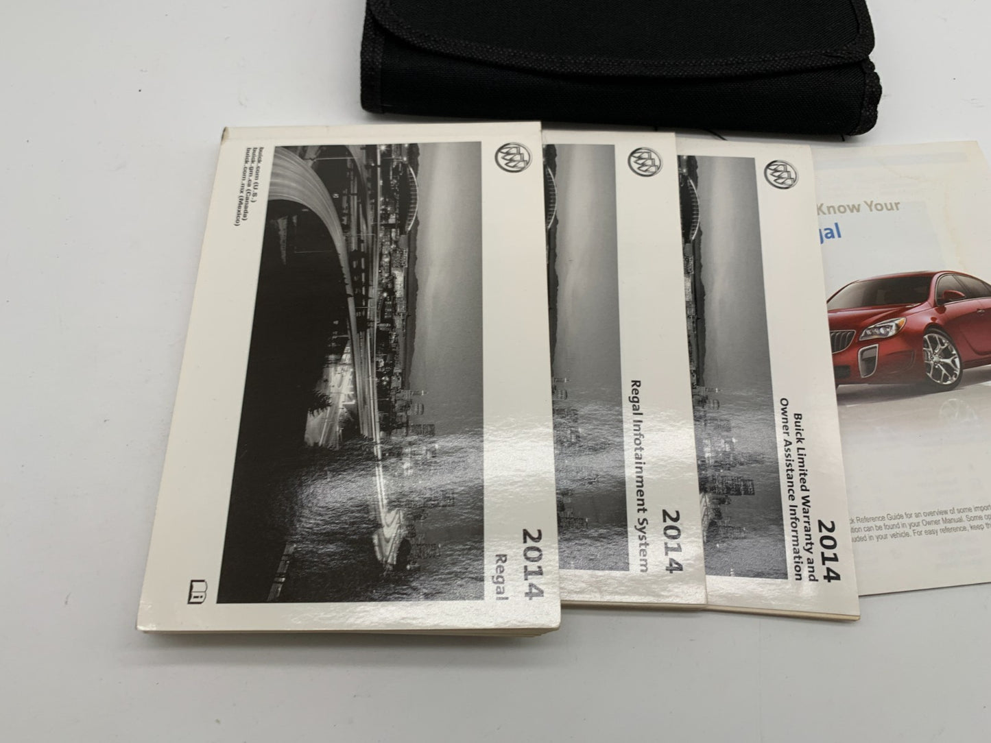 2014 Buick Regal Owners Manual Set with Case OEM B04B25015