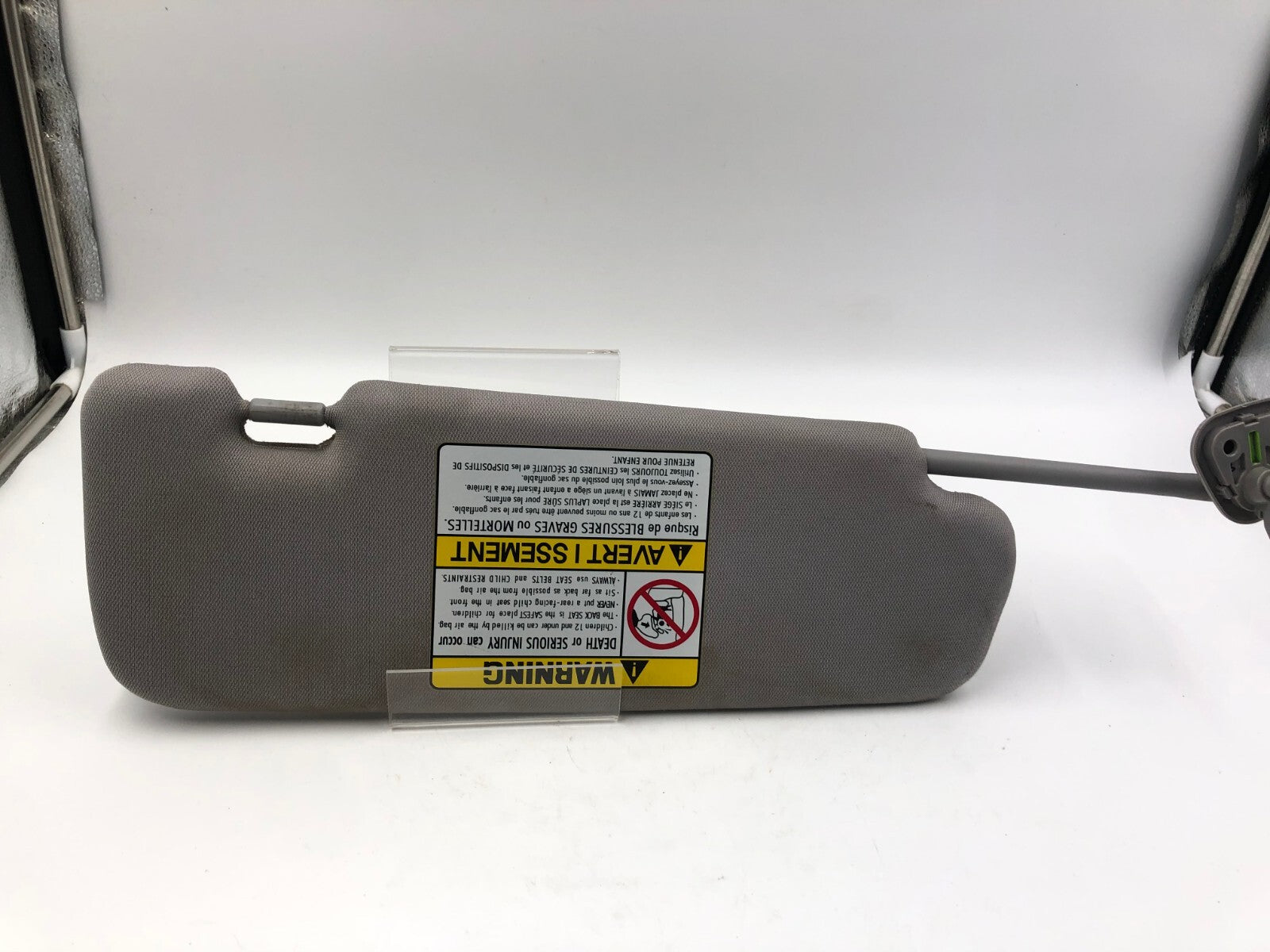 2011-2014 Hyundai Sonata Driver Sun Visor Gray Illuminated OEM C04B56026