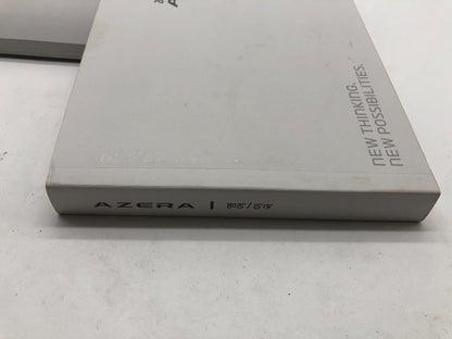 2013 Hyundai Azera Owners Manual Set with Case OEM A02B03031