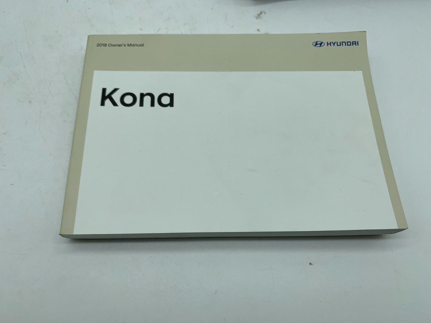 2018 Hyundai Kona Owners Manual Set OEM A04B07005