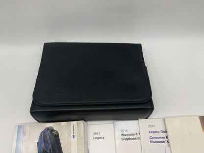 2014 Subaru Legacy Outback Owners Manual Set with Case OEM A02B50024